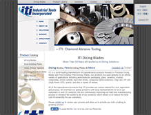 Tablet Screenshot of iti-abrasives.com